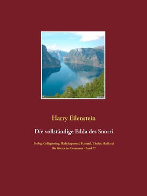 cover image of Die vollständige Edda des Snorri Sturluson